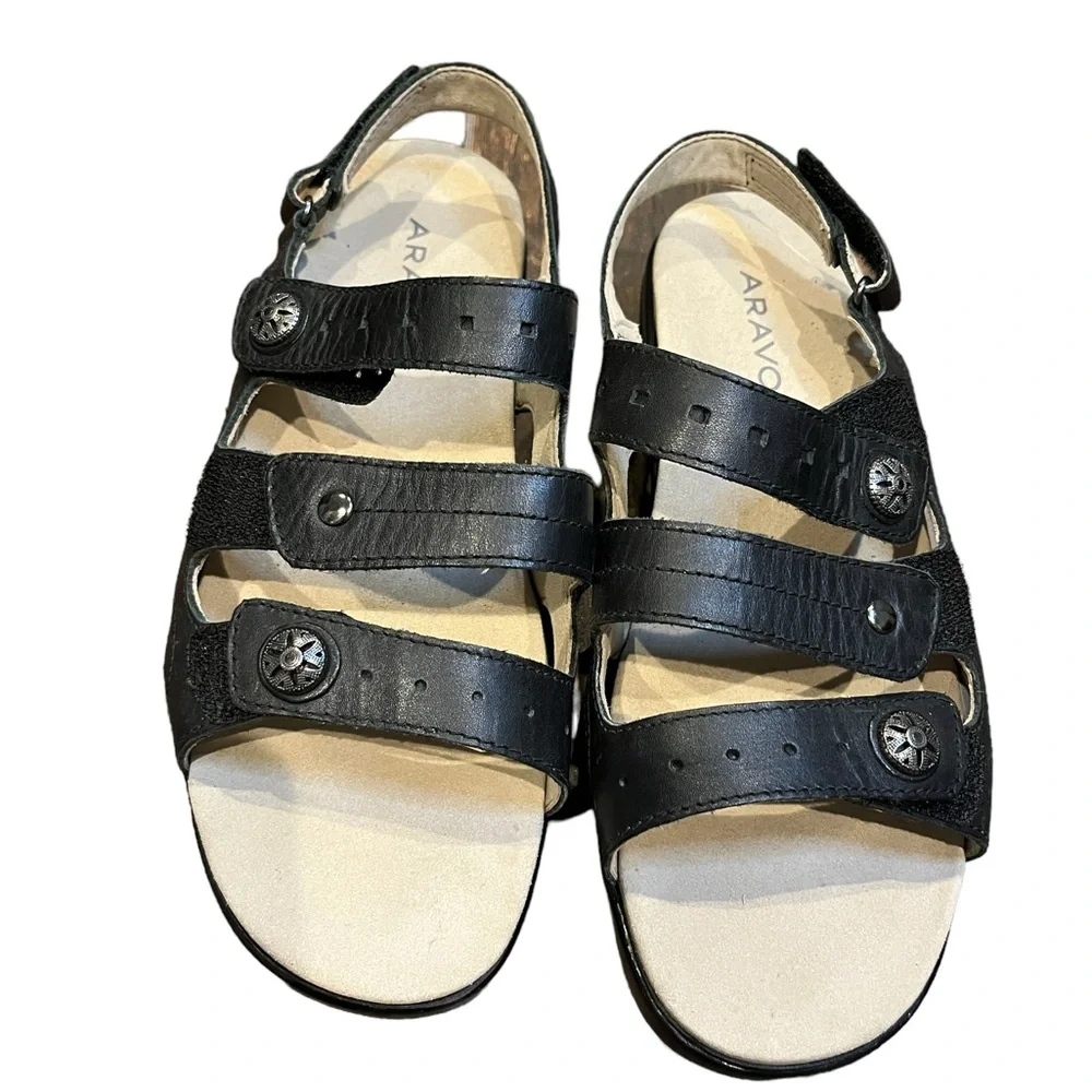 Aravon by New Balance Power Comfort 3 Strappy Comfort Sandals Size 7 B versitile